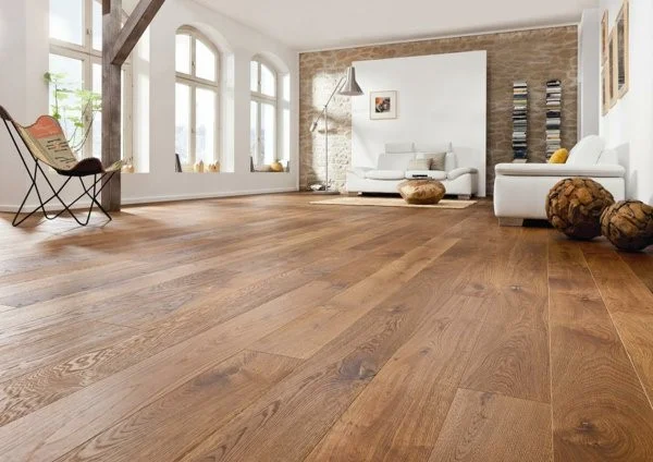 Completed floor installation project