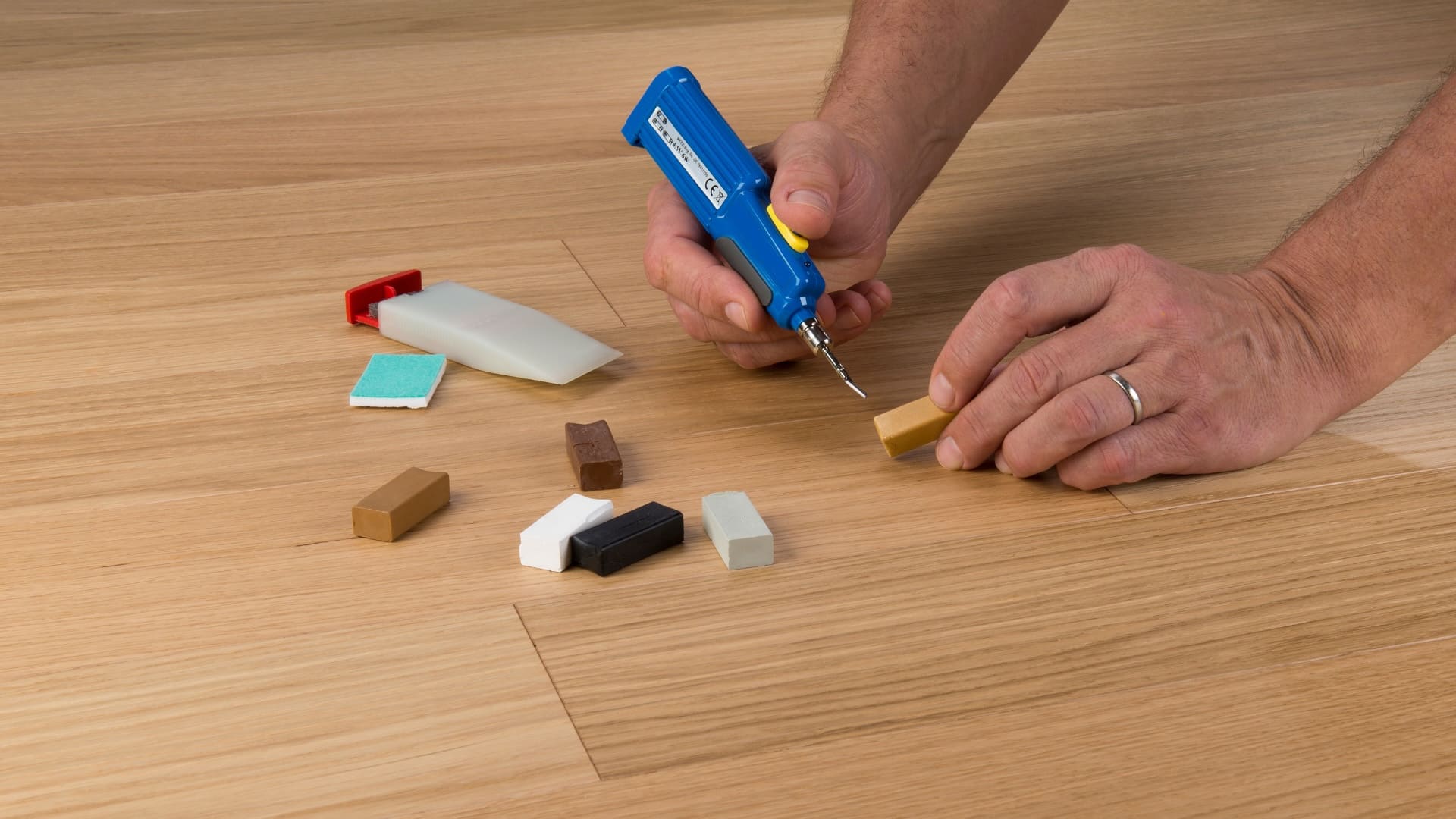 Completed floor repair